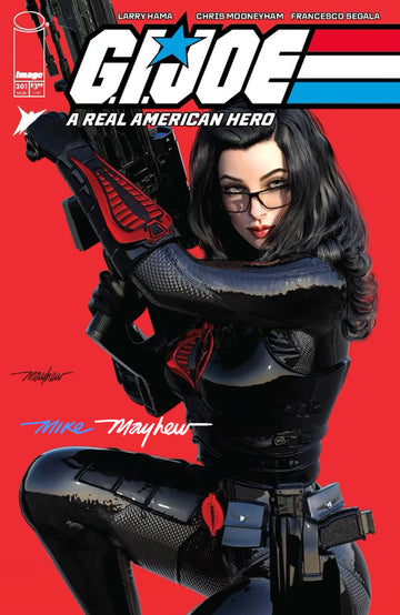 G.I. JOE: A REAL AMERICAN HERO #301 Mike Mayhew Studio Variant Cover A Full Duo Signed with COA