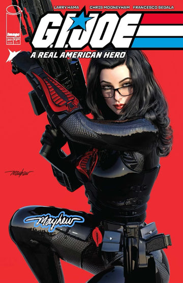 G.I. JOE: A REAL AMERICAN HERO #301 Mike Mayhew Studio Variant Cover A Glow Sig with COA