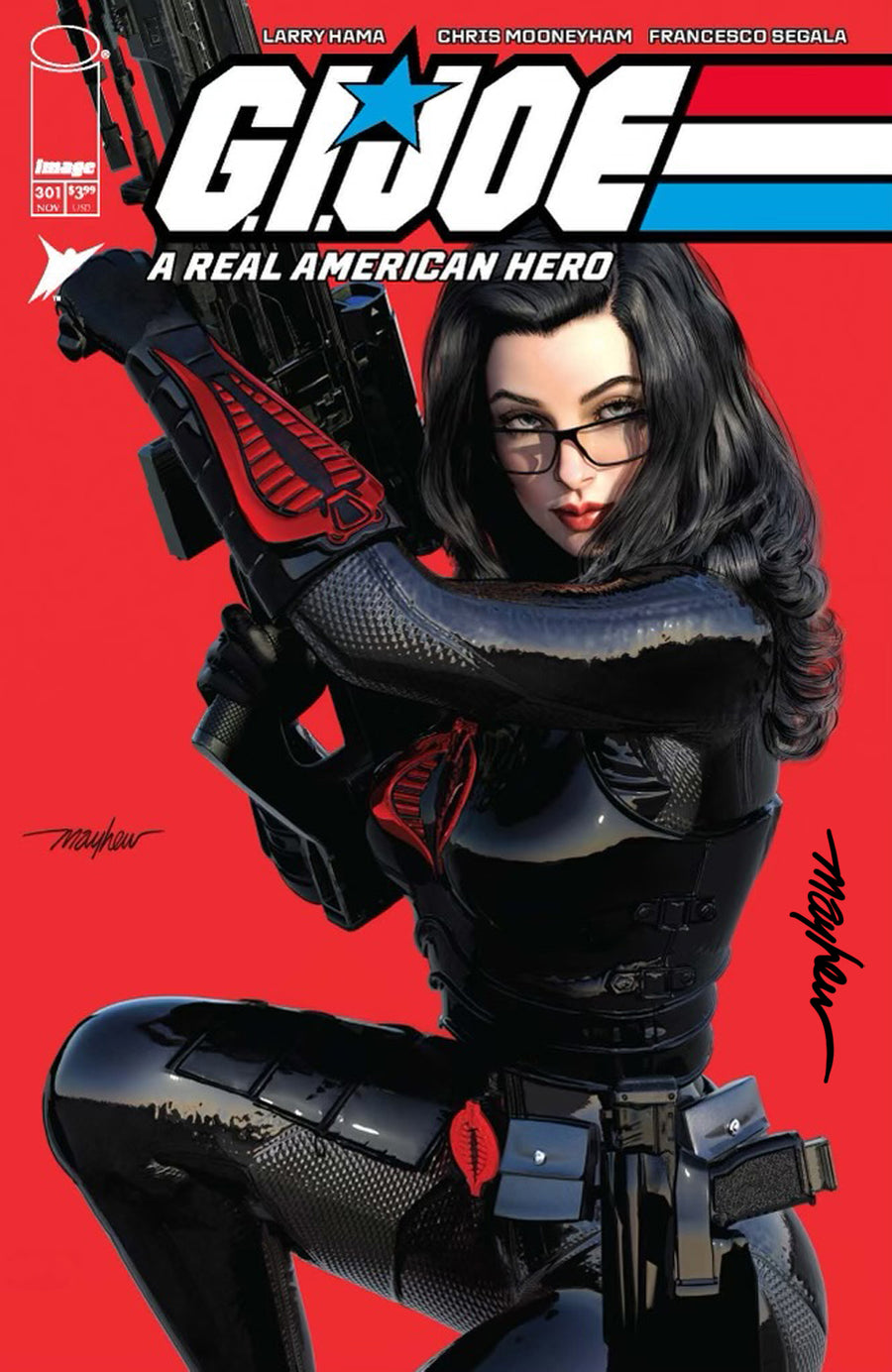G.I. JOE: A REAL AMERICAN HERO #301 Mike Mayhew Studio Variant Cover A Signed with COA
