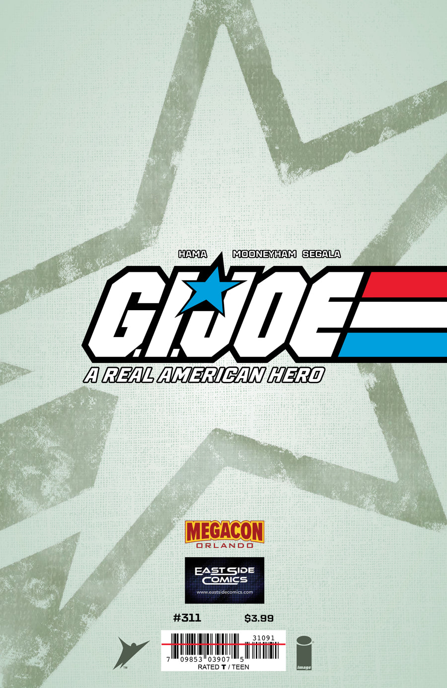 G.I. JOE #311 Megacon Baroness Foil Variant LTD 750 copies Glow Signed with COA