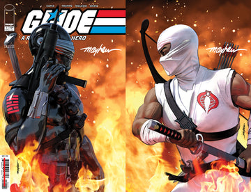 G.I. JOE: A REAL AMERICAN #1 Facsimile Edition Mike Mayhew Studio Set of Cover A, B, C, and D SIGNED with COA