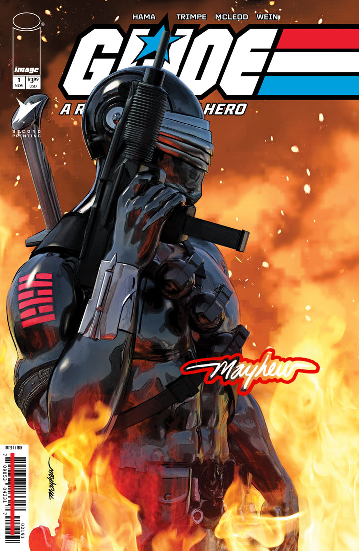 G.I. JOE: A REAL AMERICAN #1 Facsimile Edition Mike Mayhew Studio Cover A Trade Dress GLOW SIG with COA