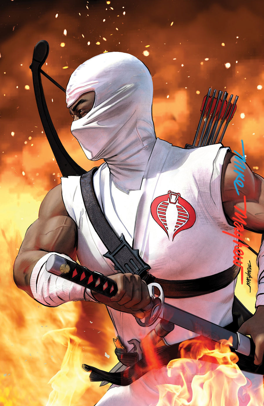 G.I. JOE: A REAL AMERICAN #1 Facsimile Edition Mike Mayhew Studio Cover B Virgin FULL DUO with COA