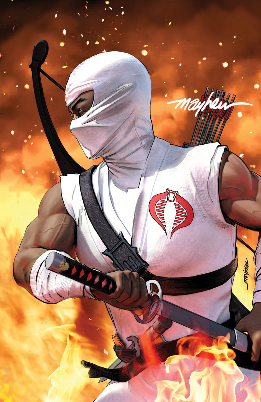 G.I. JOE: A REAL AMERICAN #1 Facsimile Edition Mike Mayhew Studio Cover B Virgin SIGNED with COA