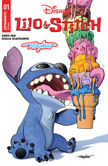 LILO & STITCH #1 Mike Mayhew Studio Variant Cover A Trade Dress Glow Sig with COA