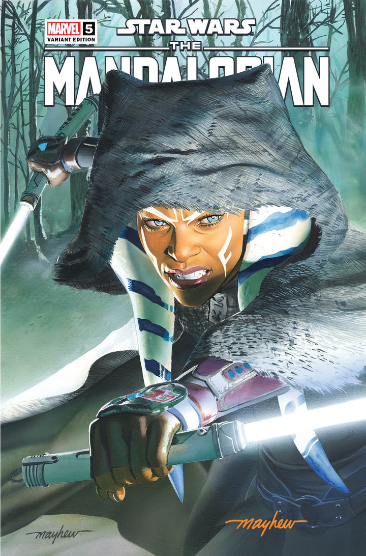 STAR WARS: THE MANDALORIAN SEASON 2 #5 Mike Mayhew Studio Variant Cover A Trade Dress Signed with COA