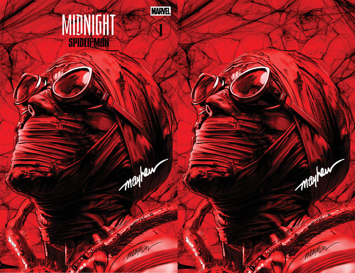 MIDNIGHT SPIDER-MAN #1 Mike Mayhew Studio Variant Covers A and B Signed with COA
