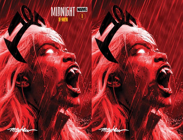MIDNIGHT X-MEN #1 Mike Mayhew Studio Variant Covers A and B Signed with COA