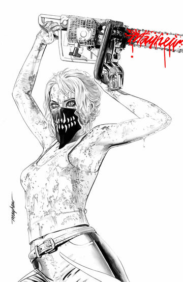 SOMETHING IS KILLING THE CHILDREN #30 Mike Mayhew Studio Variant Phoenix Fan Fusion Con Exclusive Bloody Chainsaw Signed with COA
