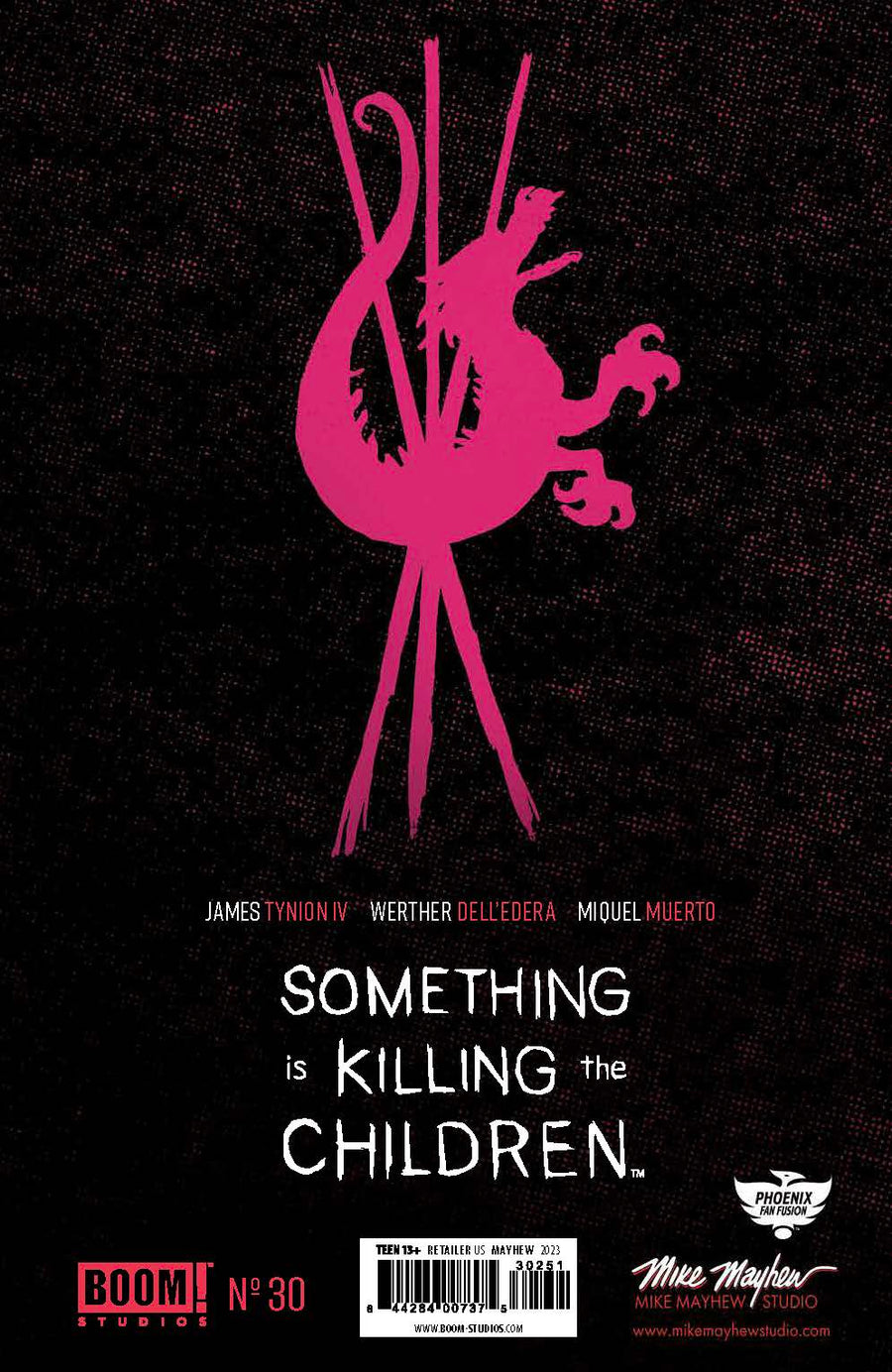 SOMETHING IS KILLING THE CHILDREN #30 Mike Mayhew Studio Variant Black & White Sketch Cover C Raw