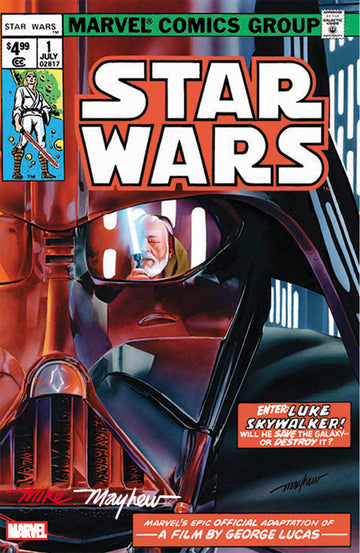 STAR WARS 1977 #1 FACSIMILE EDITION Mike Mayhew Studio Trade Dress SITH Full Duo Signed with COA
