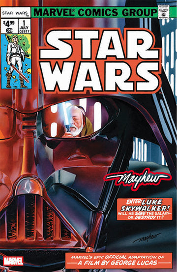 STAR WARS 1977 #1 FACSIMILE EDITION Mike Mayhew Studio Trade Dress SITH Glow Signed with COA
