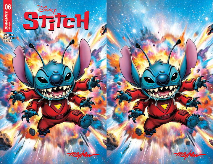 STITCH #6 Mike Mayhew Studio Variant A, B, C, and D SET SIGNED with COA