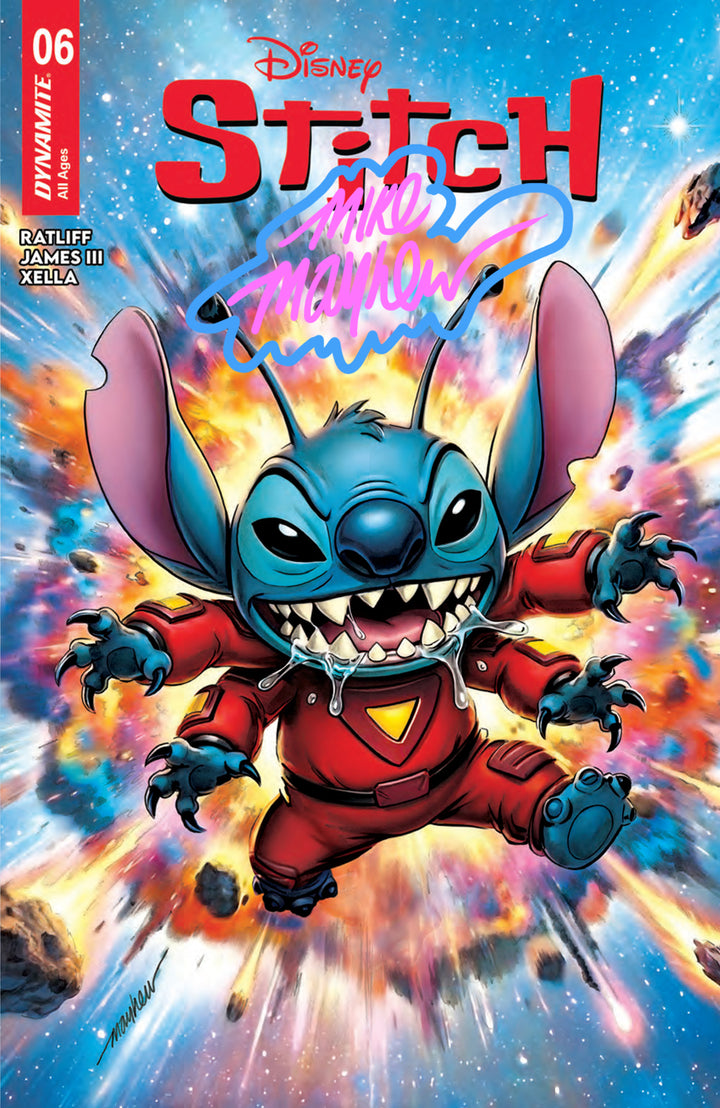 STITCH #6 Mike Mayhew Studio Variant Cover A Trade Dress BUBBLEGUM DUO GLOW SIG with COA