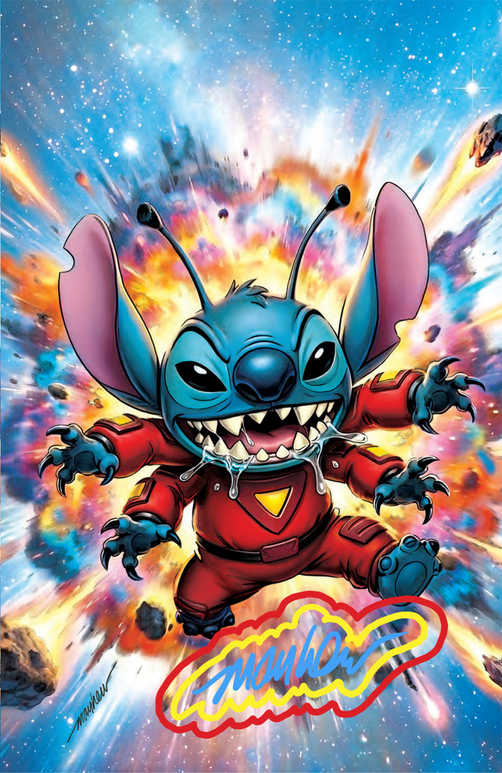 STITCH #6 Mike Mayhew Studio Variant Cover B Virgin DOUBLE GLOW SIG with COA