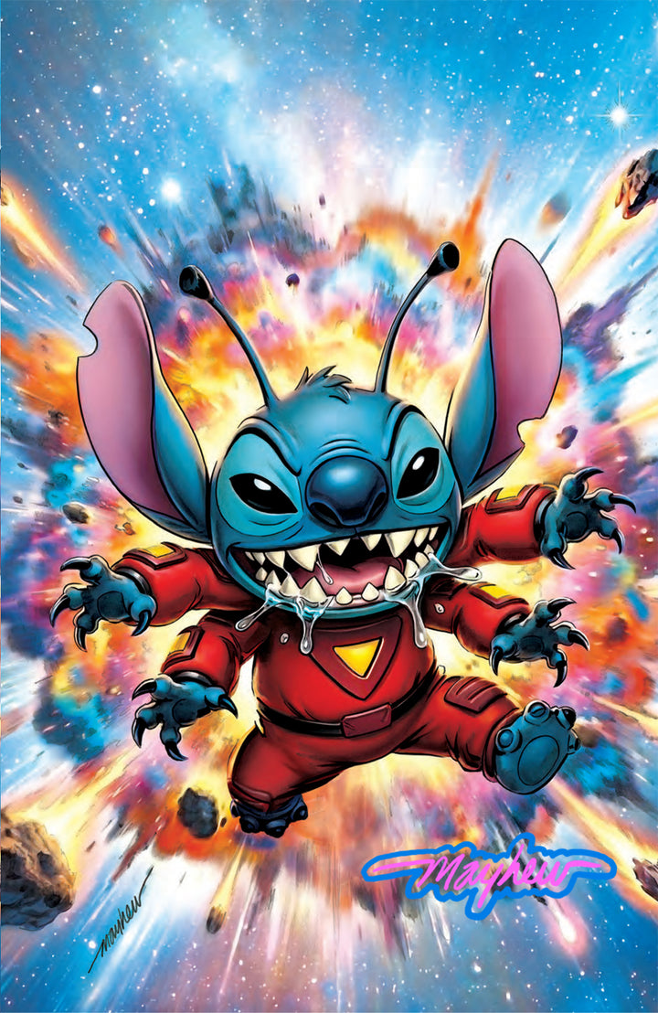 STITCH #6 Mike Mayhew Studio Variant Cover B Virgin GLOW SIG with COA