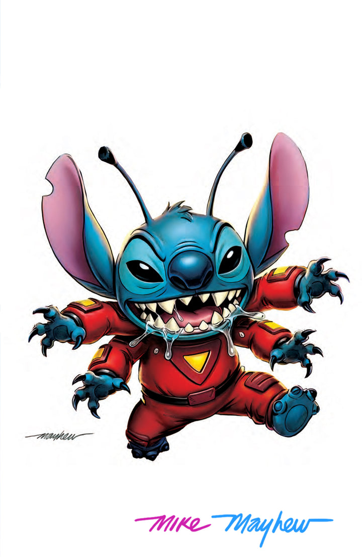STITCH #6 Mike Mayhew Studio Variant Cover C White Virgin FULL DUO SIG with COA
