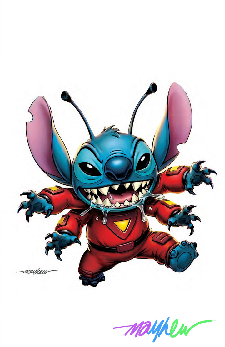 STITCH #6 Mike Mayhew Studio Variant Cover C White Virgin RAINBOW SIG with COA