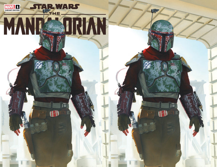 STAR WARS: THE MANDALORIAN SEASON 2 #1 Mike Mayhew Studio Variant Set of Cover A and Virgin Cover B Raw & 1:25 Lashley Incentive Ratio Variant
