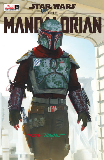 STAR WARS: THE MANDALORIAN SEASON 2 #1 Mike Mayhew Studio Variant Cover A Full Duo Signed with COA