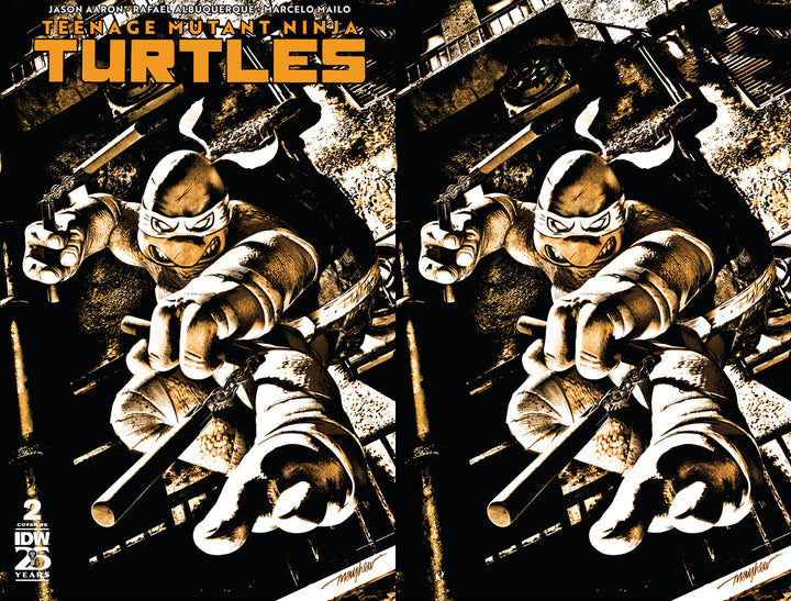 TEENAGE MUTANT NINJA TURTLES #2 Mike Mayhew Studio Variant Cover A Trade Dress and B Virgin Raw