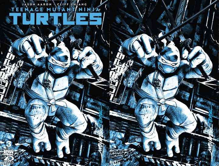 TEENAGE MUTANT NINJA TURTLES #3 Mike Mayhew Studio Variant Cover A Trade Dress and B Virgin Full Duo Signed with COA