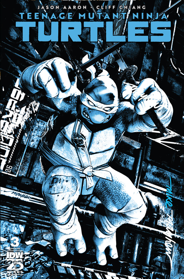 TEENAGE MUTANT NINJA TURTLES #3 Mike Mayhew Studio Variant Cover A Trade Dress Full Duo Sig with COA