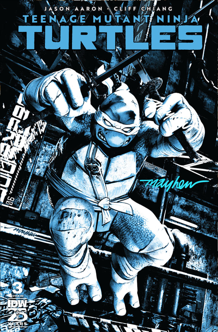 TEENAGE MUTANT NINJA TURTLES #3 Mike Mayhew Studio Variant Cover A Trade Dress Signed with COA