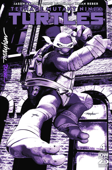 TEENAGE MUTANT NINJA TURTLES #4 Mike Mayhew Studio Variant Cover A Trade Dress Full Duo Sig with COA