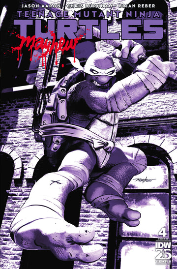 TEENAGE MUTANT NINJA TURTLES #4 Mike Mayhew Studio Variant Cover A Trade Dress Massacre Signed with COA