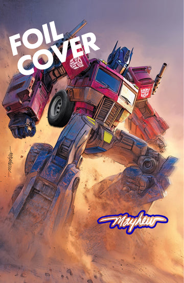 TRANSFORMERS #25 Mike Mayhew Studio Variant Cover C Foil GLOW SIG with COA