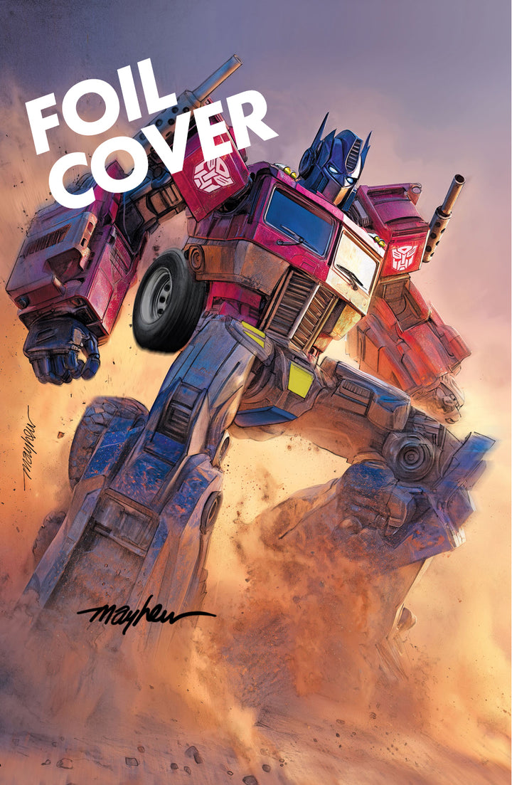 TRANSFORMERS #25 Mike Mayhew Studio Variant Cover C Foil SIGNED with COA