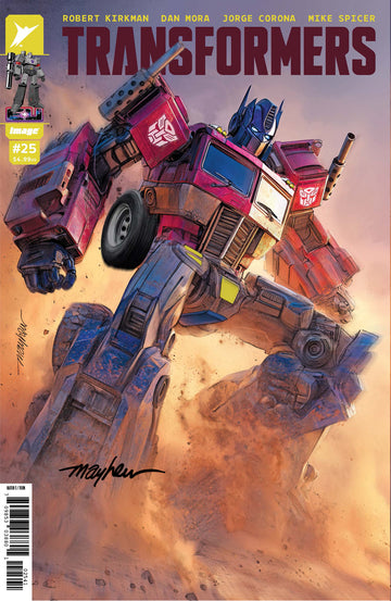 TRANSFORMERS #25 Mike Mayhew Studio Variant Cover A Trade Dress SIGNED with COA