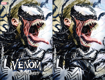 VENOM: SEPARATION ANXIETY #1 (2024) Mike Mayhew Studio Variant Cover A Trade Dress and B Virgin Full Duo Signed with COA