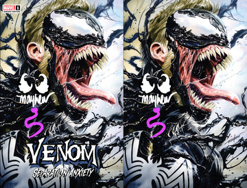 VENOM: SEPARATION ANXIETY #1 (2024) Mike Mayhew Studio Variant Cover A Trade Dress and B Virgin Venom Sig with COA