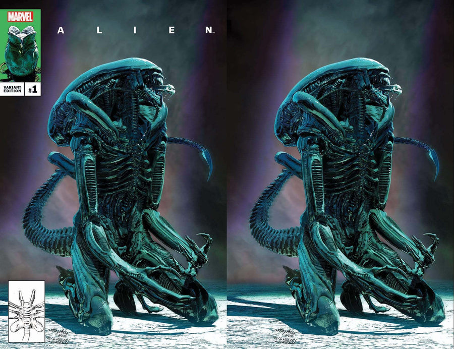 ALIEN #1 Mike Mayhew Studio Variant Cover Trade Dress and Virgin Set Raw