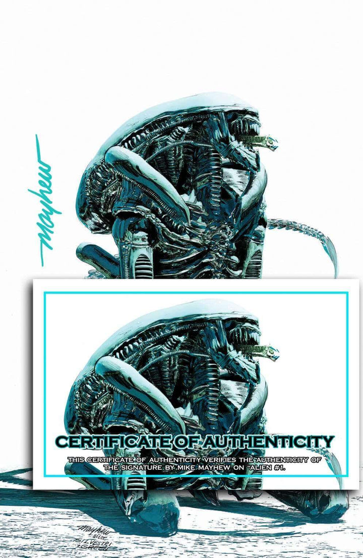 ALIEN #1 Mike Mayhew Studio Variant "SPOTLIGHT" Cover C Virgin Signed with COA