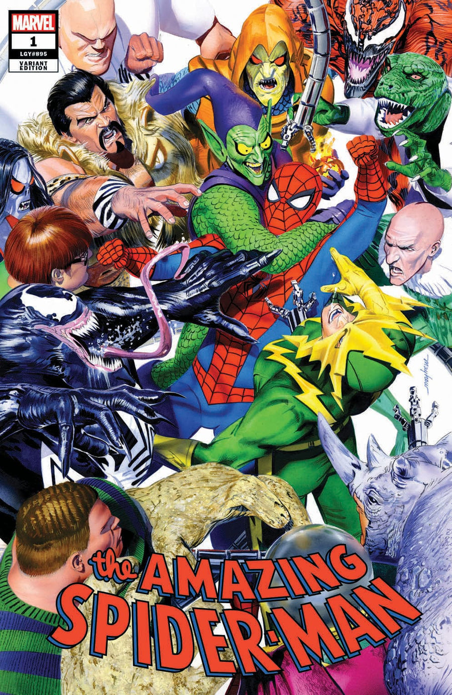 AMAZING SPIDER-MAN #1 (2022) Mike Mayhew Studio Cover A Raw