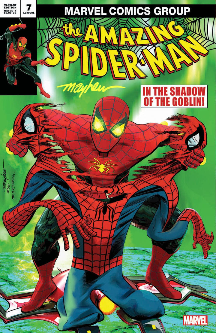 AMAZING SPIDER-MAN #7 (2022) Mike Mayhew Studio Variant Cover A Signed with COA