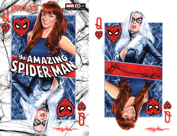 AMAZING SPIDER-MAN #16 Mike Mayhew Studio Variant Cover A Trade Dress and Cover B Virgin Signed with COA