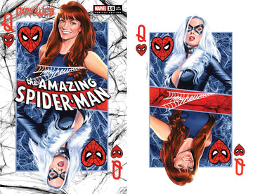 AMAZING SPIDER-MAN #16 Mike Mayhew Studio Variant Cover A Trade Dress and Cover B Virgin Thwip Sig with COA