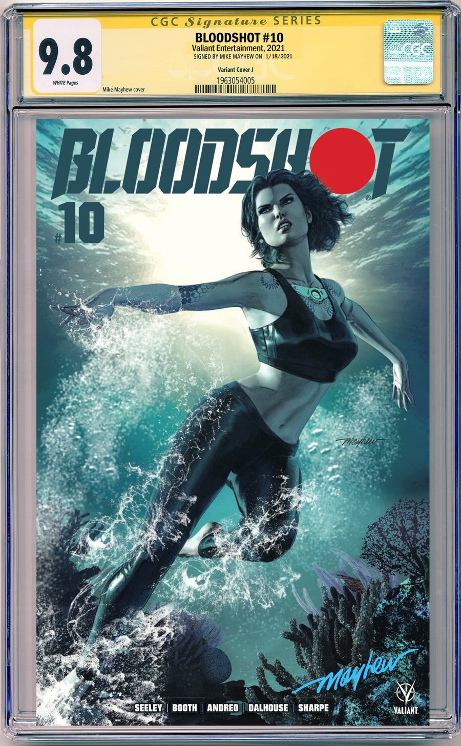 BLOODSHOT #10 MIKE MAYHEW STUDIO EXCLUSIVE VARIANTS CGC SIG SERIES 9.6 AND ABOVE OPTIONS