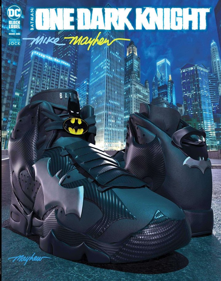 BATMAN: ONE DARK KNIGHT #1 Mike Mayhew Studio Variant Cover A Trade Dress Full-Duo Signed with COA