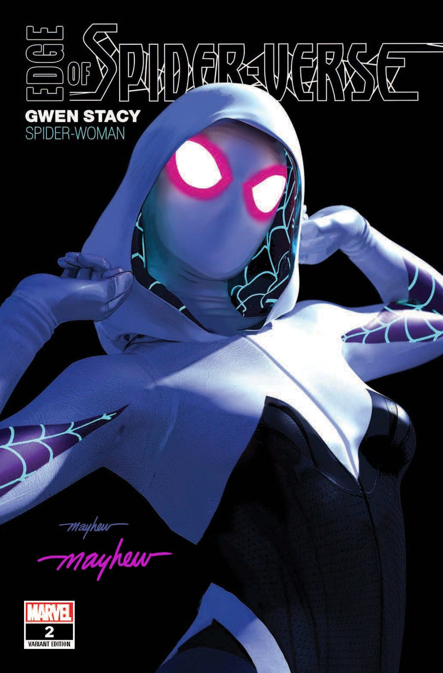 EDGE OF SPIDER-VERSE #2 FACSIMILE EDITION Mike Mayhew Studio Cover A Trade Dress Signed with COA