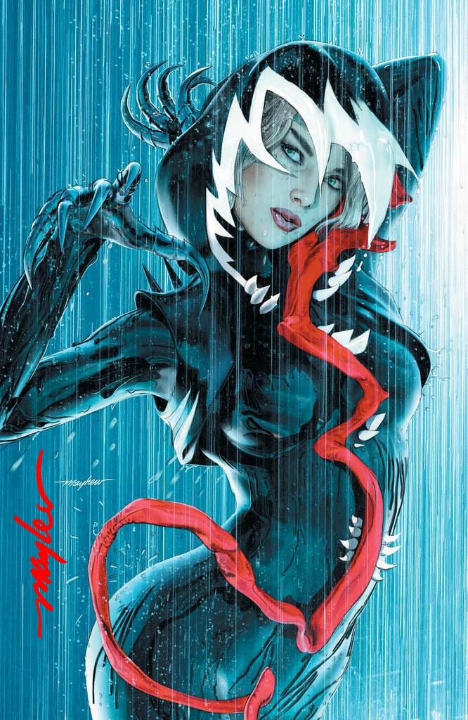 GHOST-SPIDER #9 Mike Mayhew Studio Variant Cover A and B Set Signed with COA