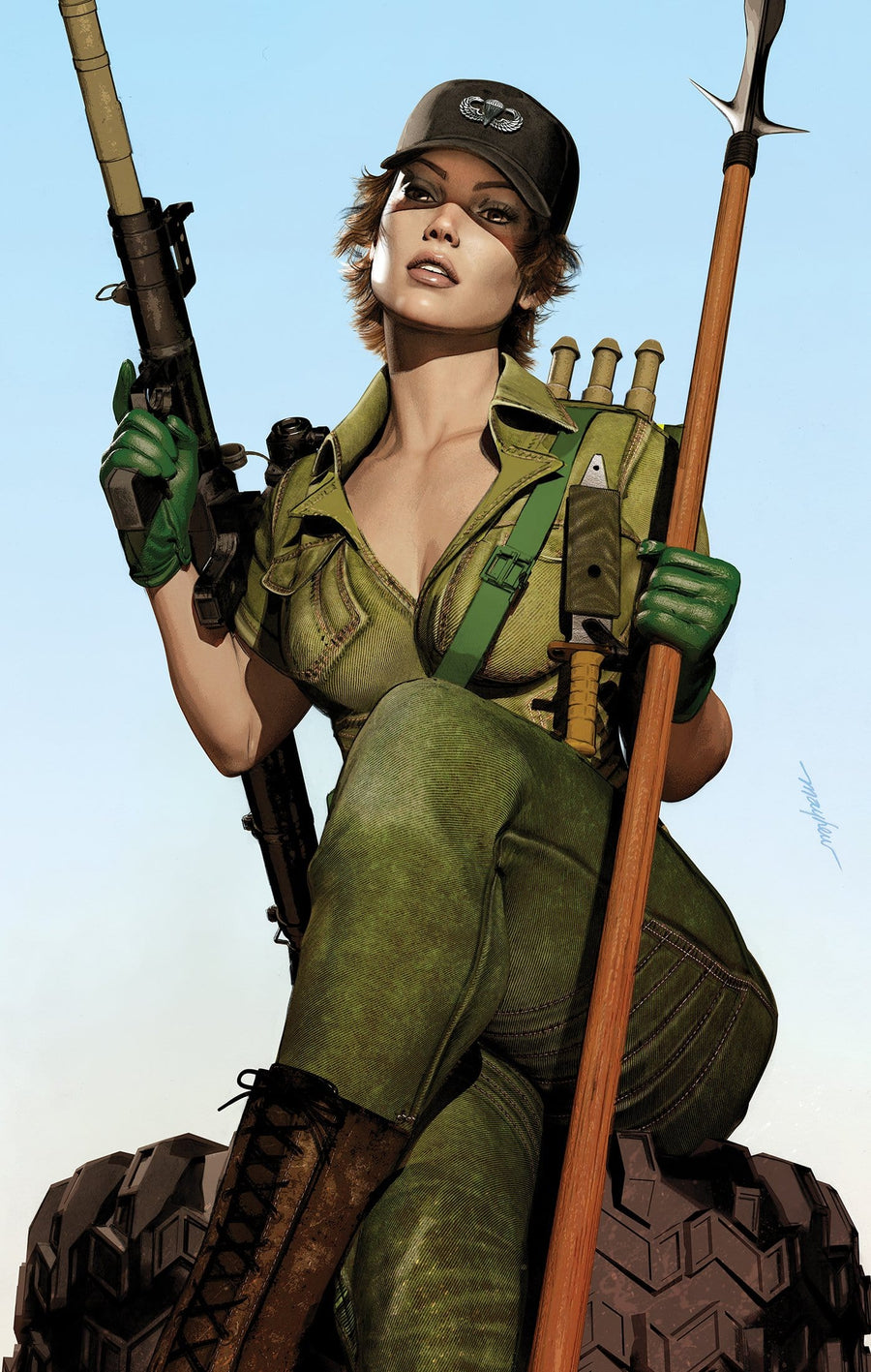 G.I. JOE #274 Mike Mayhew Studio Variant Cover A and B Set Raw
