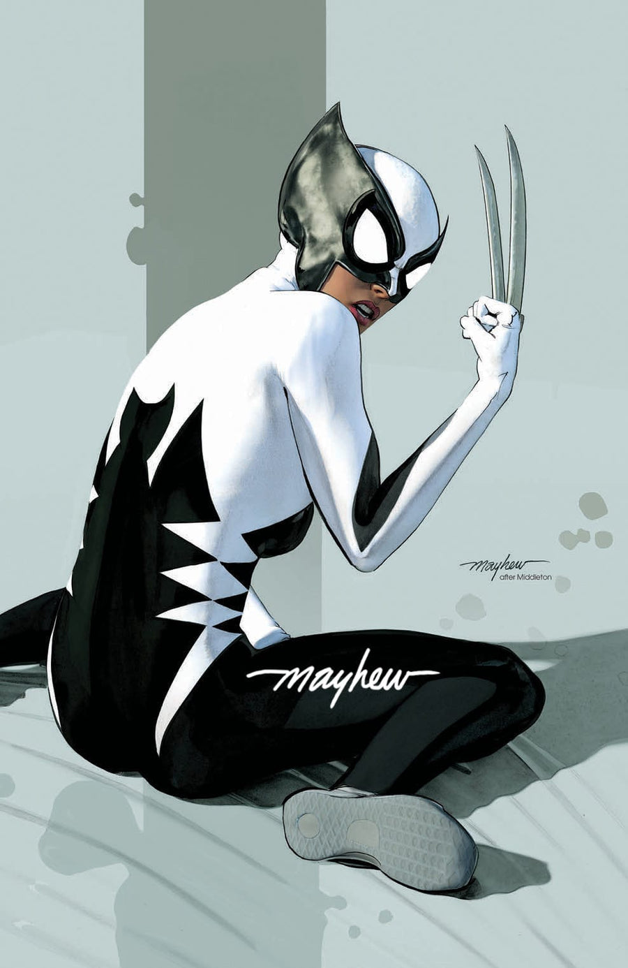 SPIDER-GWEN: GWENVERSE #1 Mike Mayhew Studio Variant CON EXCLUSIVE 2022 Cover C Signed with COA