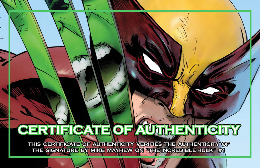 HULK #1 Mike Mayhew Studio Variant Set of Cover Trade Dress A and Virgin B Signed with COA