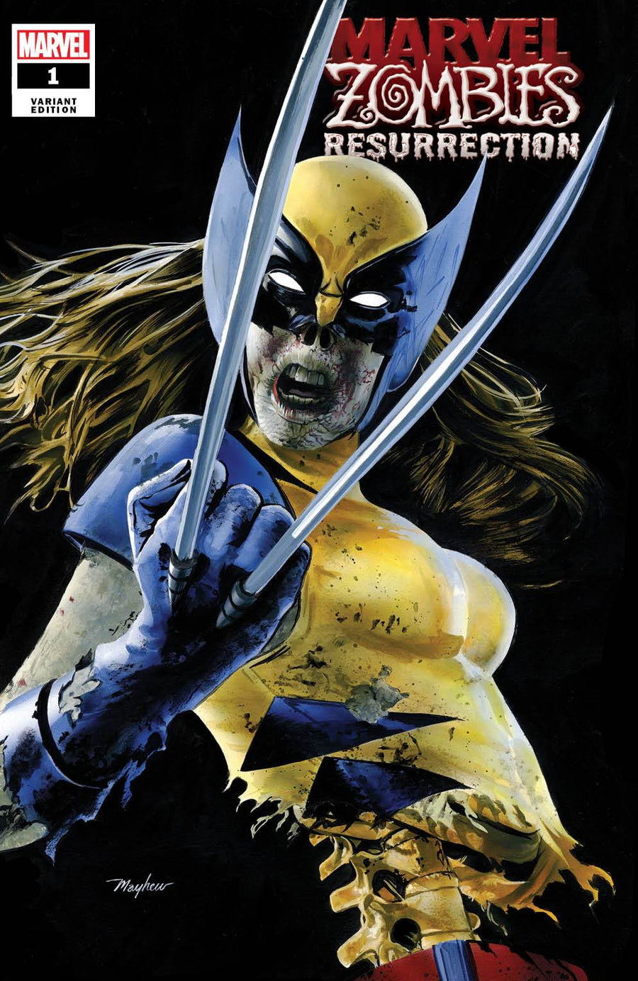 MARVEL ZOMBIES: RESURRECTION #1 ZOMBIE X-23 Variant Cover A Trade Dress and Cover B Virgin Set Raw