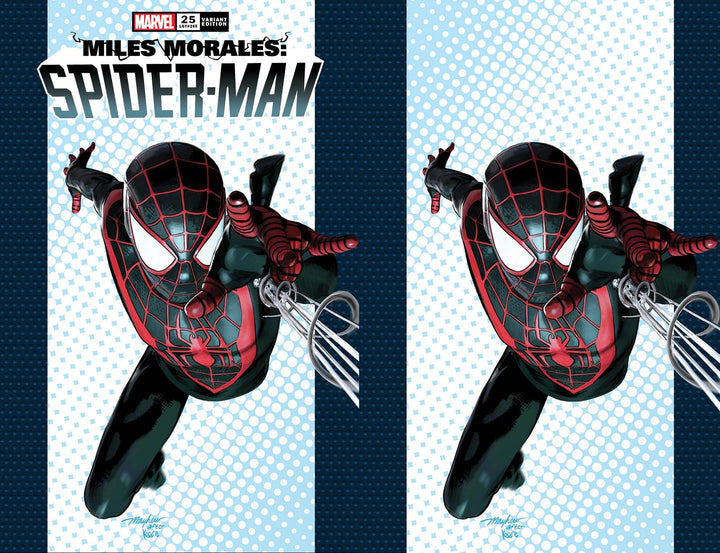 MILES MORALES: SPIDER-MAN #25 KRS COMICS Variant Cover Set with Trade Dress and Virgin Raw